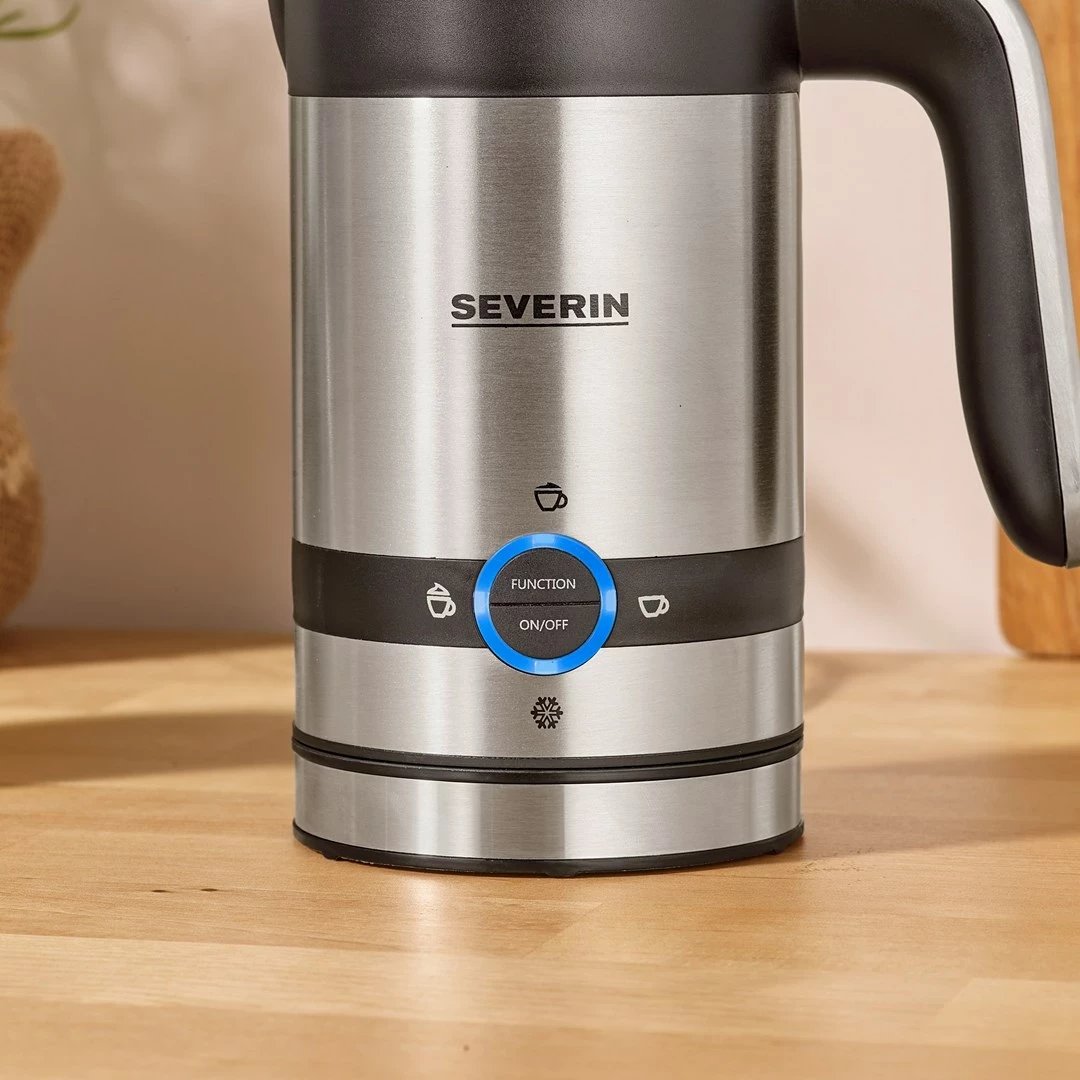 Shkumëzues qumështi SEVERIN SM 3584, automatik, 100 ml, i zi/inox