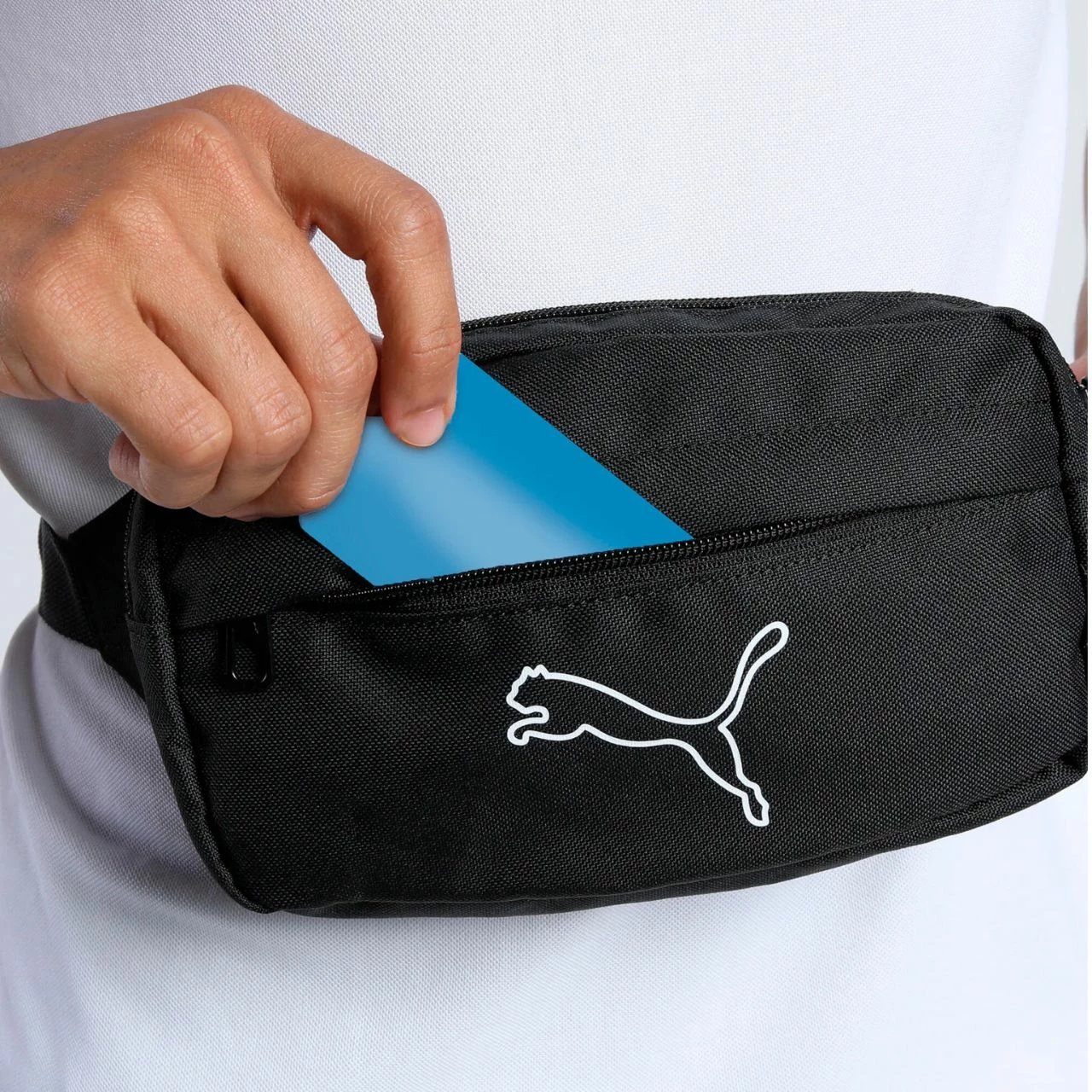 Çantë beli Puma unisex, e zezë