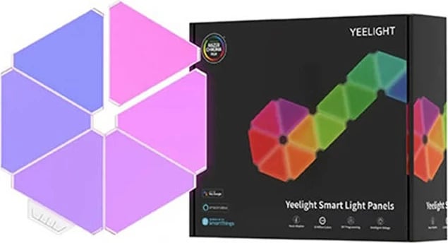Panele të mençura ndriçimi Yeelight Smart Light Panels YLFWD-012, 6 copë, Bardhë