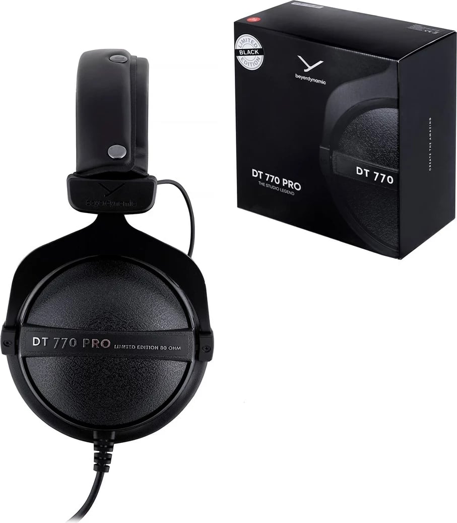 Kufje Beyerdynamic DT 770 Pro Black Limited Edition, të mbyllura, të zeza