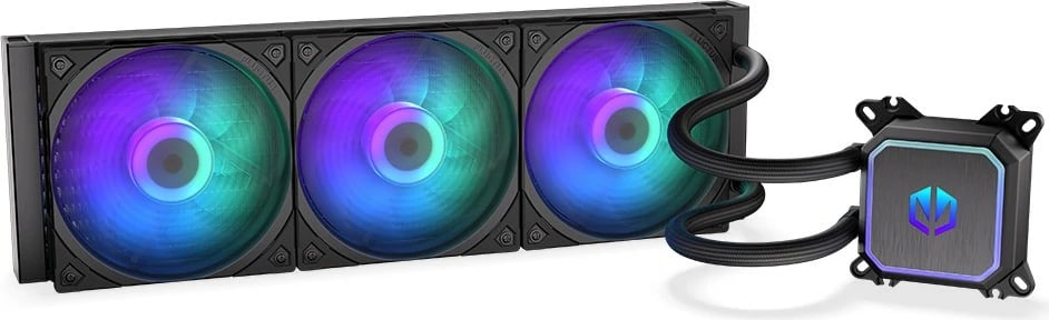 Ftohës procesori me ujë Endorfy Navis F360 ARGB EY3B006 360mm, 3x120mm PWM ARGB, bllok bakri, radiator alumini, LGA1700/AM5