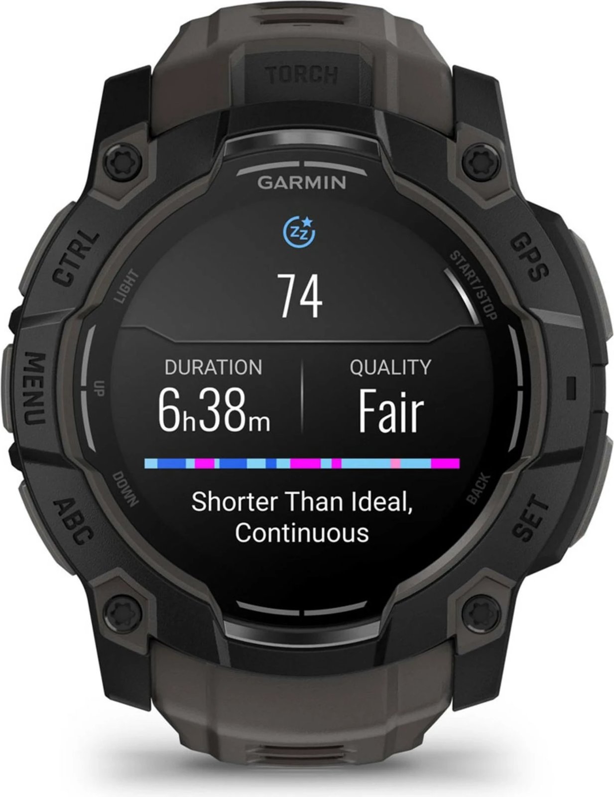 Smartwatch Garmin Instinct 3 AMOLED, 4 GB, GPS, e zezë