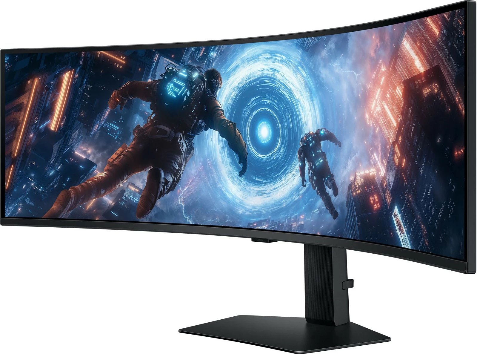 Monitor Samsung Odyssey G9, 49 inç, Dual QHD, i lakuar, i zi
