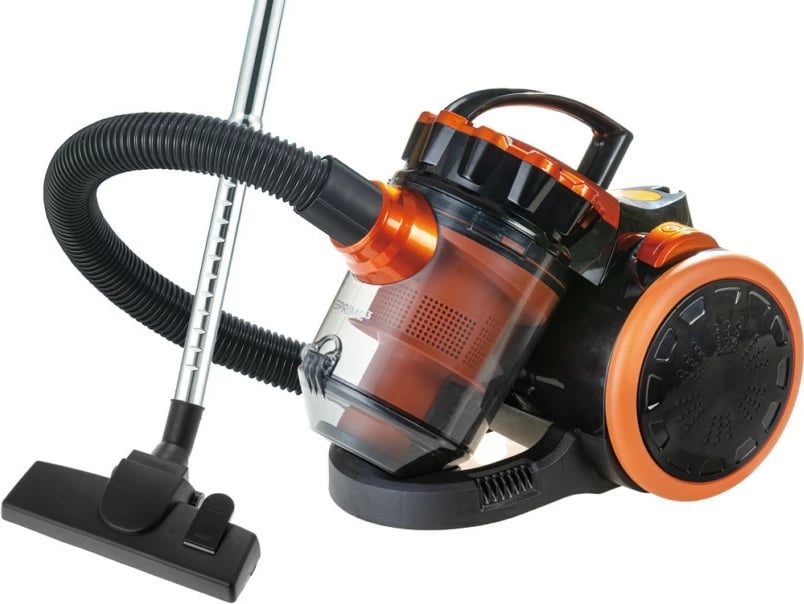 Fshesë me korrent pa qese PRIME3 SVC32, 1.8L, HEPA, 700W, e zezë/portokalli
