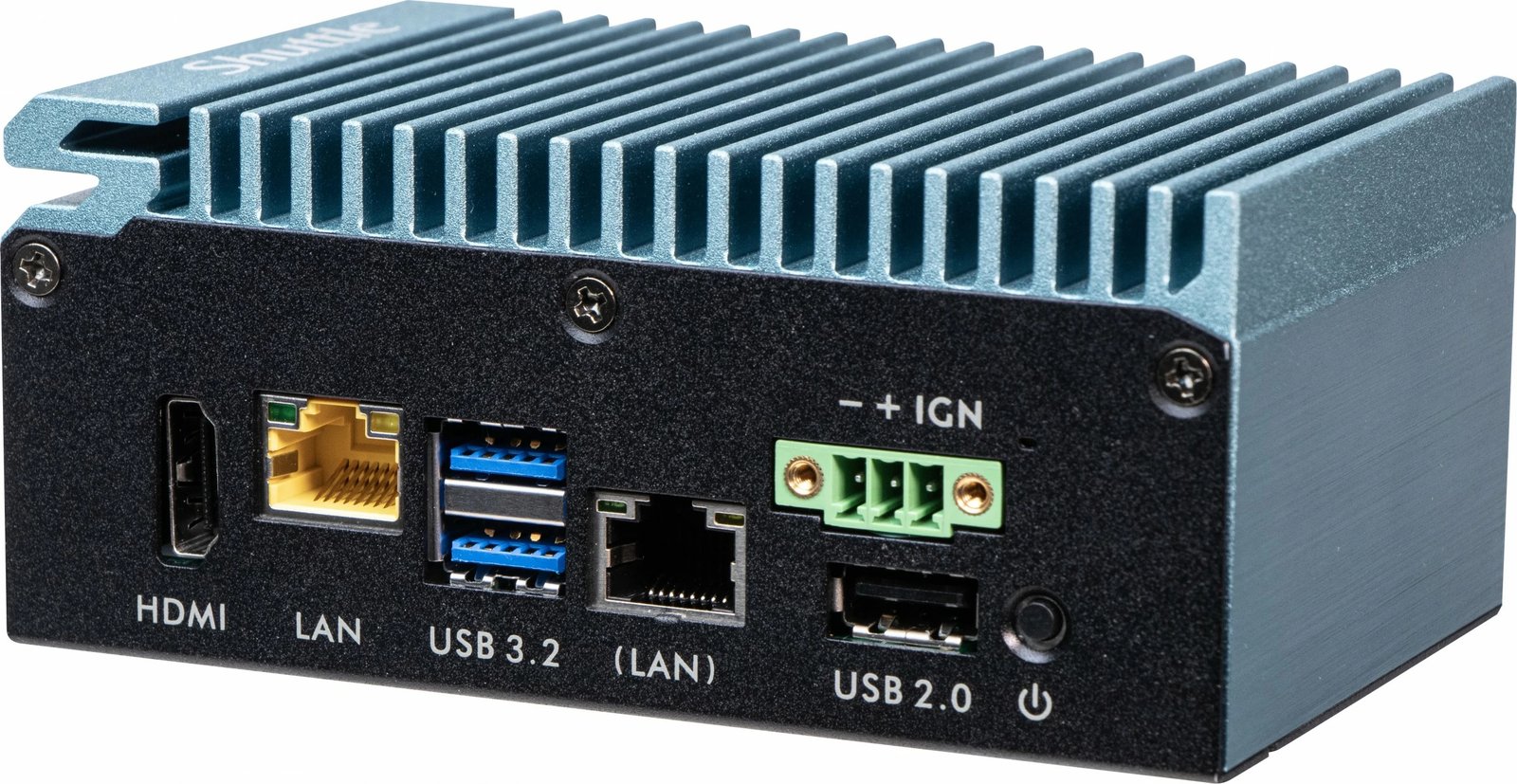 Kasë barebone Shuttle SPCEL02, Intel Celeron J6412, 1x SO-DIMM DDR4 deri 32GB, 2x 2.5G LAN, gri