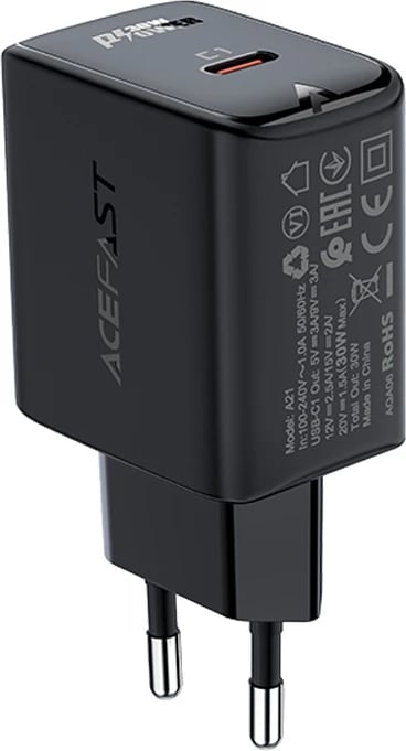 Karikues muri Acefast A21, GaN, 30W, USB-C, i zi