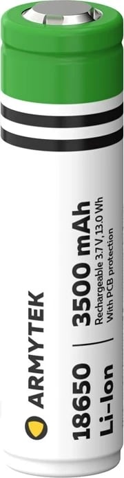 Bateri Armytek 18650 Li-Ion 3500 mAh, e gjelbër