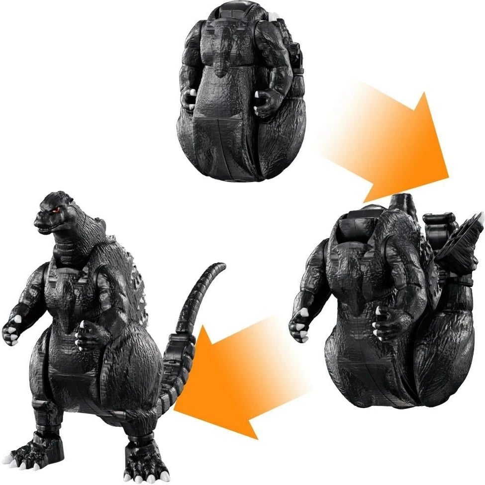 Figurë koleksionuese Bandai Godzilla Egg Monster, e zezë
