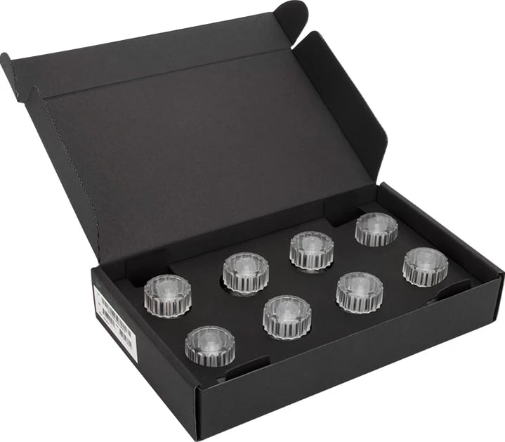 Kupa thithëse EcoFlow për panel diellor, 8 copë, transparente