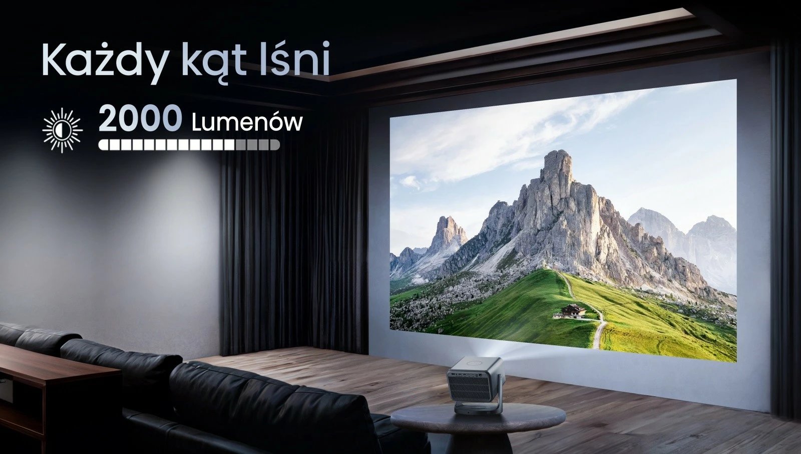 Projektor laser Hisense C2, 4K, 300", JBL Sound, WiFi, Bluetooth, Gri