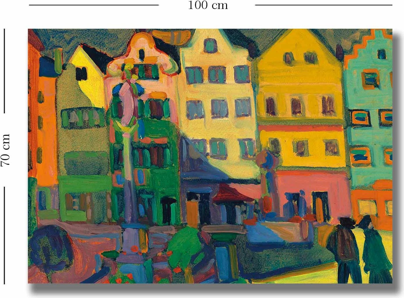 Pikturë dekorative në kanavacë Wallity, shumëngjyrëshe, 70100KANDINSKY022