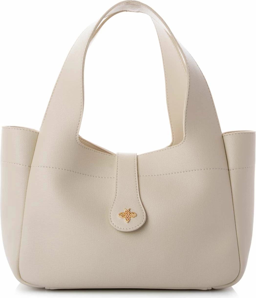 Çantë krahu Lucky Bees, Margot, ngjyrë krem
