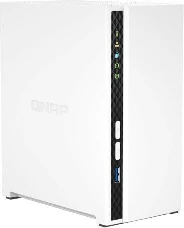 NAS desktop QNAP TS-233, 2 bay, ARM 4-core 2.0GHz, 2GB RAM, e bardhë