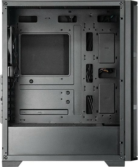 Kasë Chieftec AS-02B-OP Midi Tower, e zezë