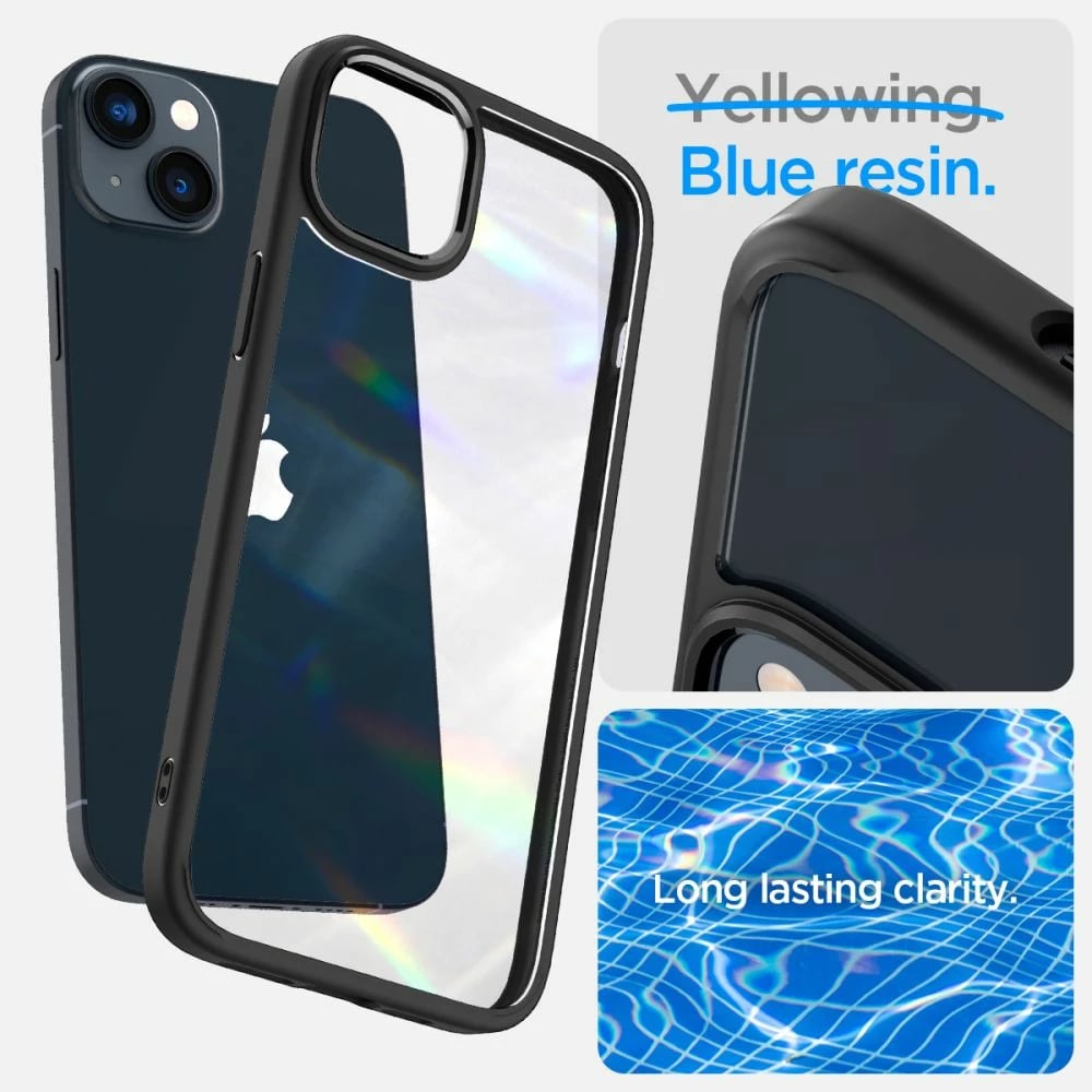 Mbështjellës Spigen Ultra Hybrid për iPhone 14, Matte Black