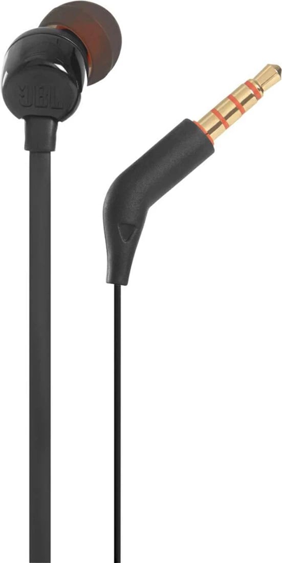 Kufje in-ear JBL Tune 110 me mikrofon, 3.5mm mini jack, të zeza Kufje in-ear JBL Tune 110 me mikrofon, 3.5mm mini jack, të zeza