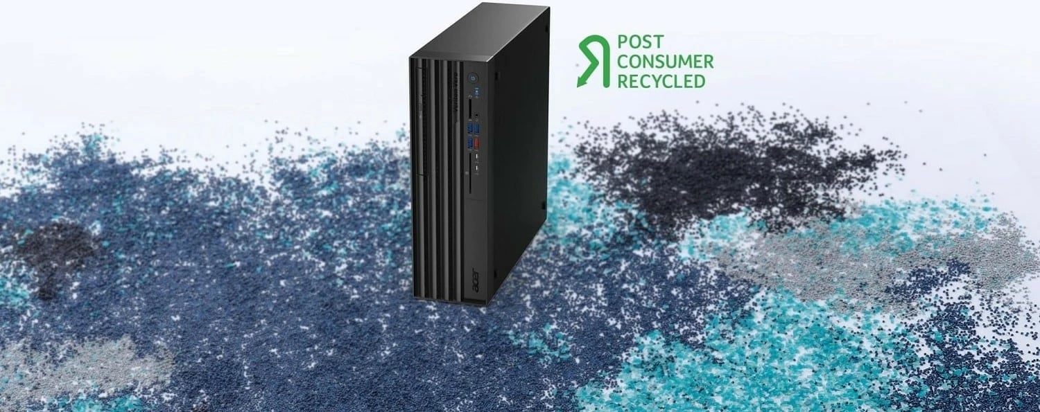 Kasë Acer Veriton VVX4720GT SFF, Intel Core i5-14400, 16 GB RAM, 512 GB SSD, Windows 11 Pro, e zezë