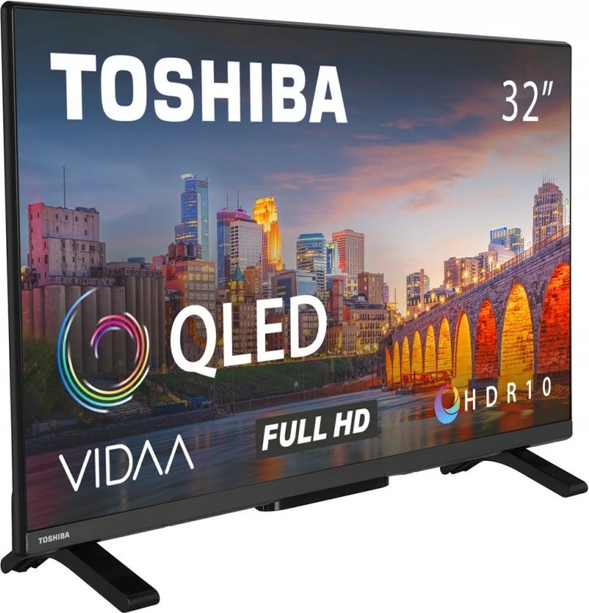 Televizor Toshiba QLED 32QV2F63DG, 32", Full HD, Smart TV, HDR10