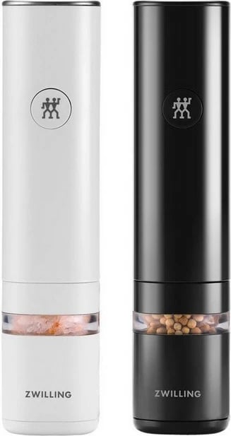 Set mullinj elektrikë për erëza Zwilling Enfinigy, 2 copë, i bardhë dhe i zi