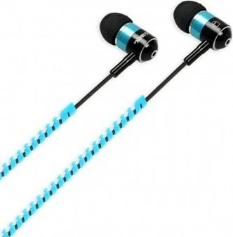 Kufje in-ear iBOX Z4 Zip me mikrofon, e zezë/e kaltër