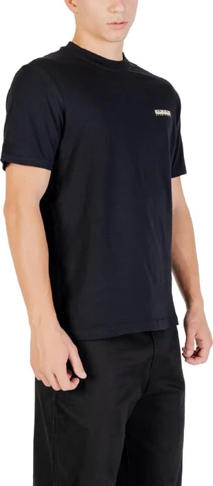 Maicë Napapijri për meshkuj, e zezë