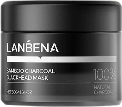 Maskë për fytyrë Lanbena Bamboo Charcoal 2.0 peel-off për femra, 30g