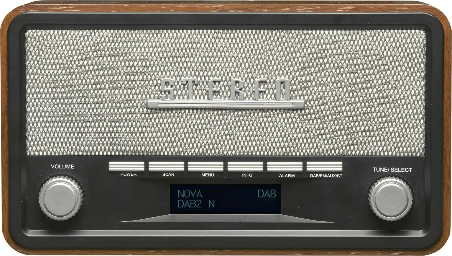 Radio Denver DAB-18, Analog & digital, E zezë, Gri