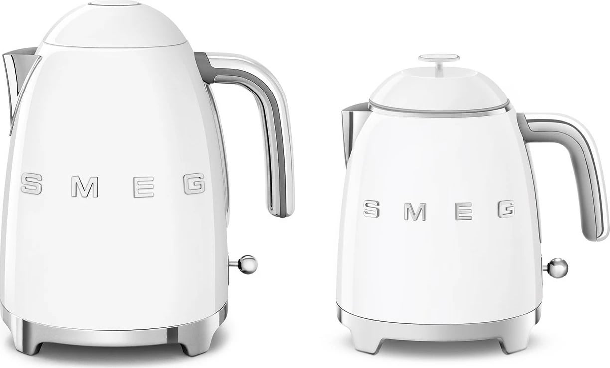 Ibrik elektrik SMEG KLF05WHEU, 0.8L, 1400W, bardhë