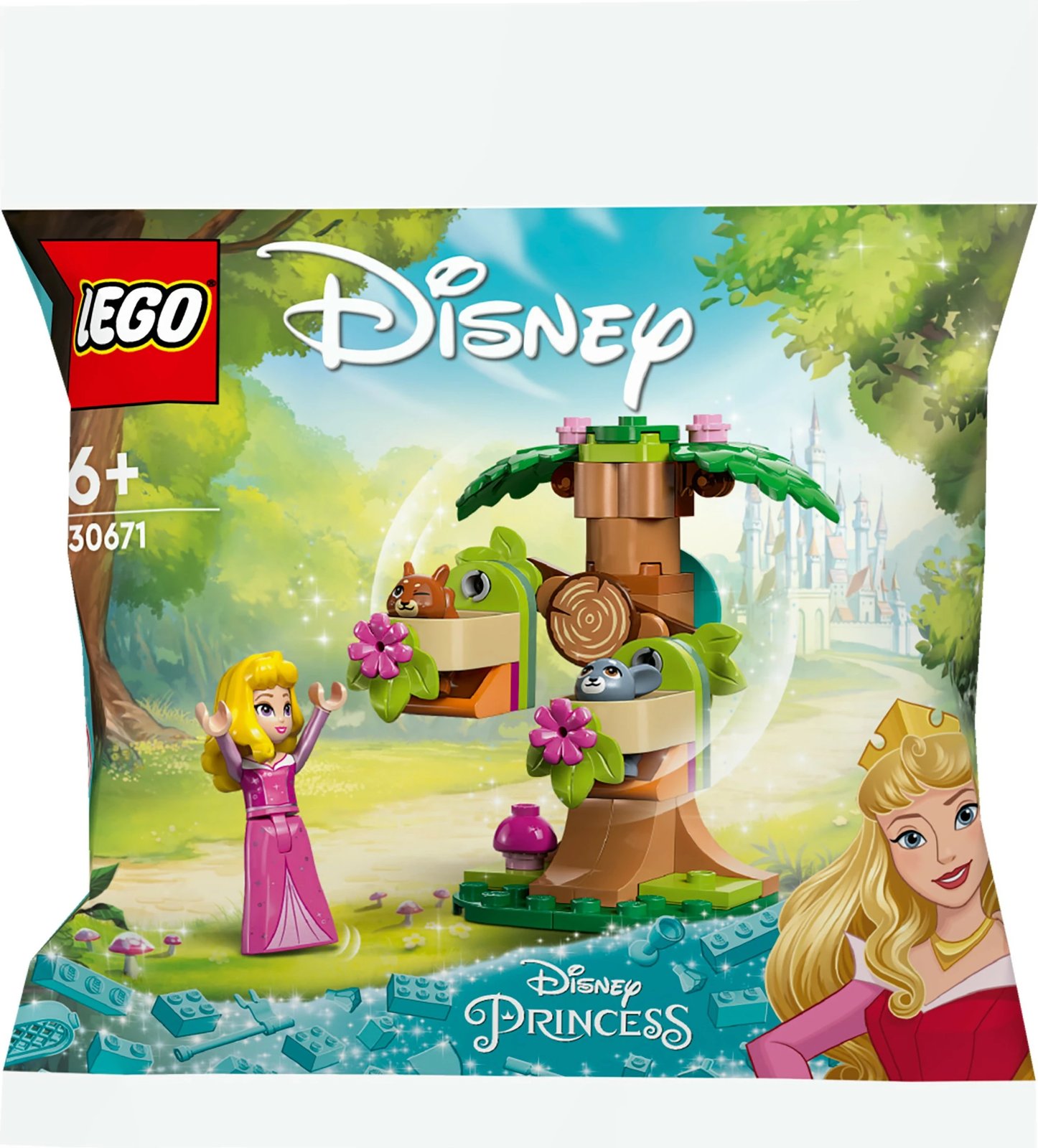 Set ndërtimi LEGO Disney Princess 30671 Auroras Waldspielplatz, shumëngjyrësh