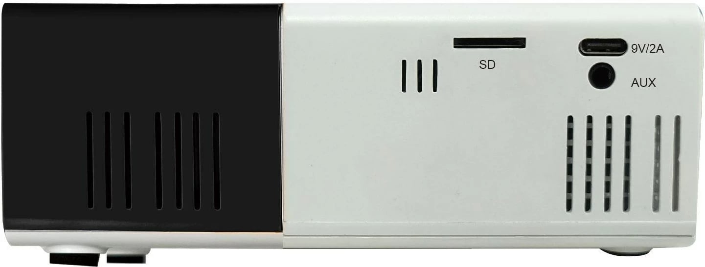 Projektor portativ Denver PR-800B, 15 ANSI lumens, LED, 320x240, Zi