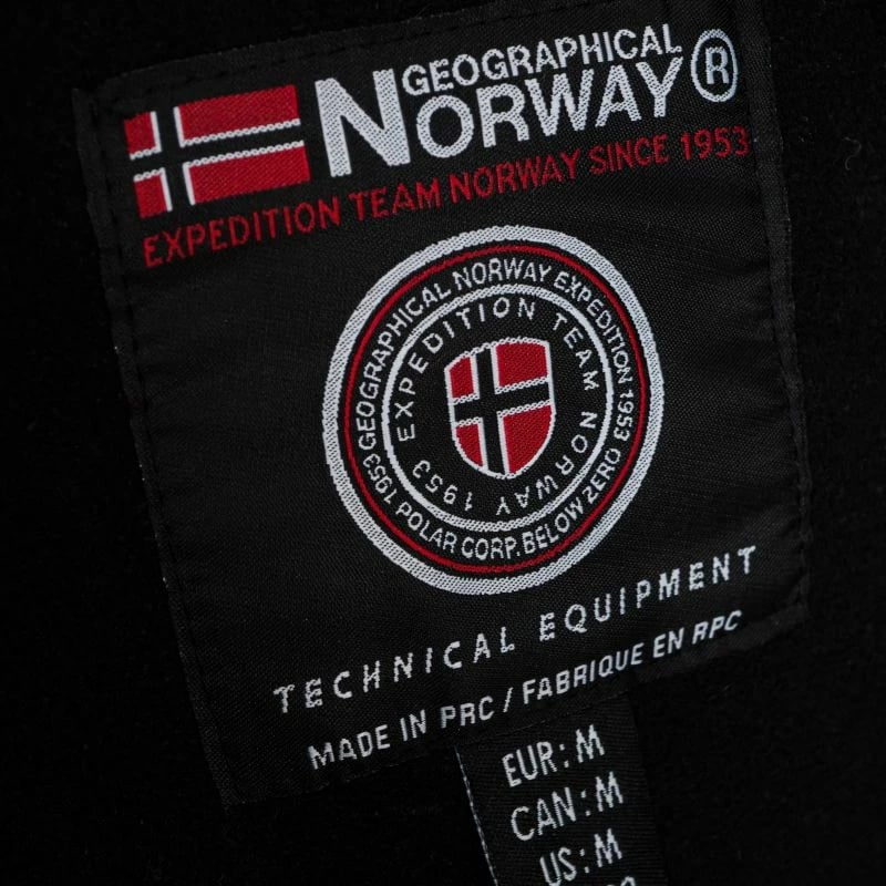 Jakne për meshkuj Geographical Norway, të zeza