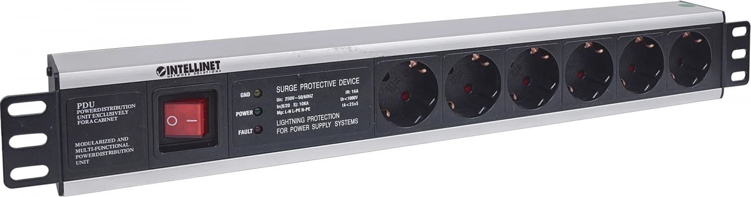 Prizë PDU Intellinet, 19'', 1.5U, 3m