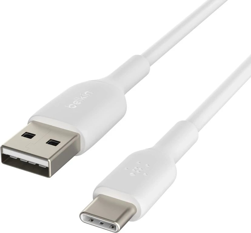 Kabllo USB Belkin CAB001BT3MWH, 3 m, USB A në USB A, e Bardhë