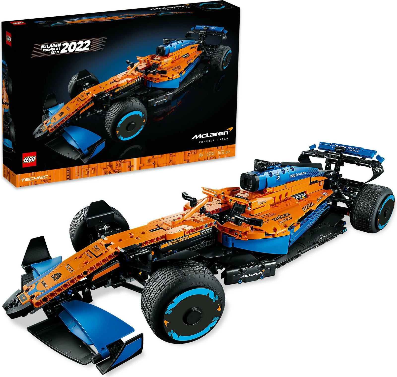 Set për ndërtim LEGO Technic McLaren Formula 1, 1434 pjesë, shumëngjyrësh