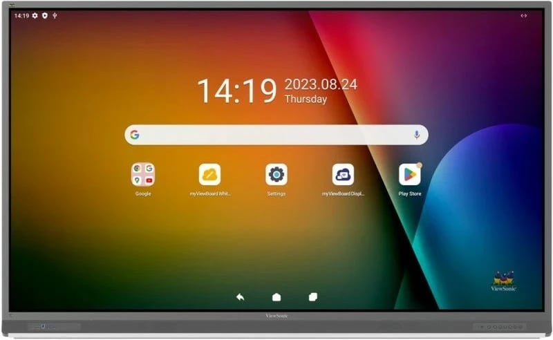 Ekran interaktiv Viewsonic IFP8652-2F, 86 inç, 4K Ultra HD, Touchscreen, 32GB, gri