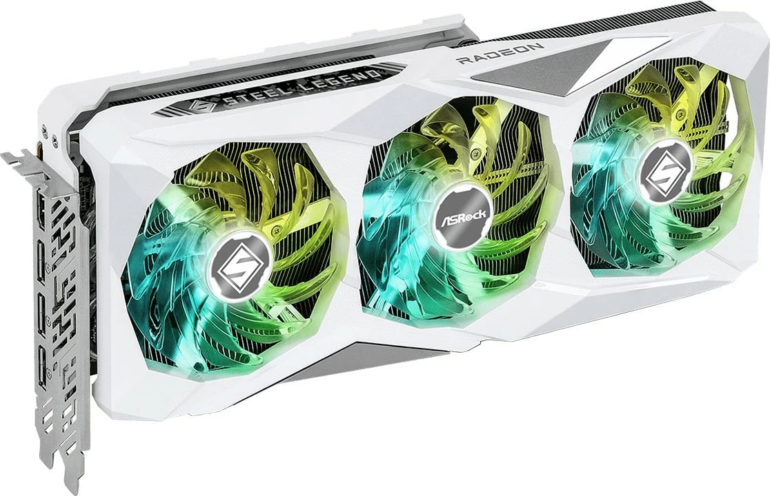 Kartelë grafike ASRock Radeon RX 7800 XT Steel Legend OC, 16 GB, GDDR6, e bardhë