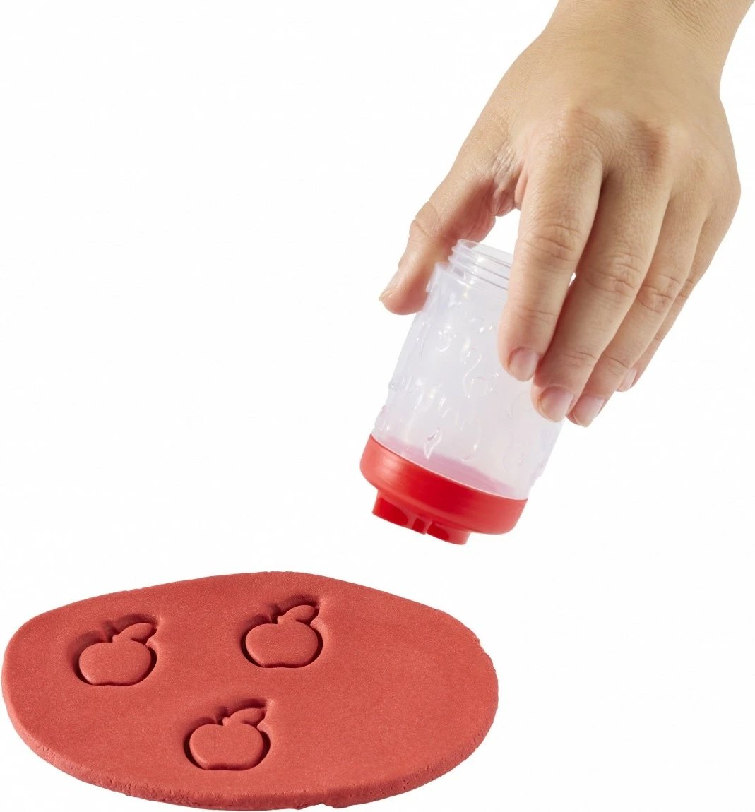 Set plastelinë dhe rërë kinetike MGA Wonder Factory Never Dry, e kuqe dhe e verdhë