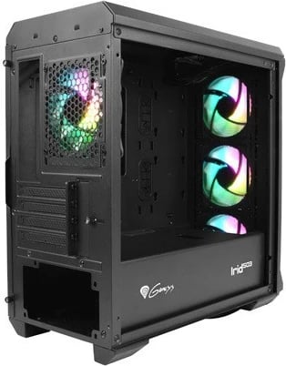Kasë Genesis Irid 503 V2 Micro Tower me ARGB, USB 3.0, e zezë