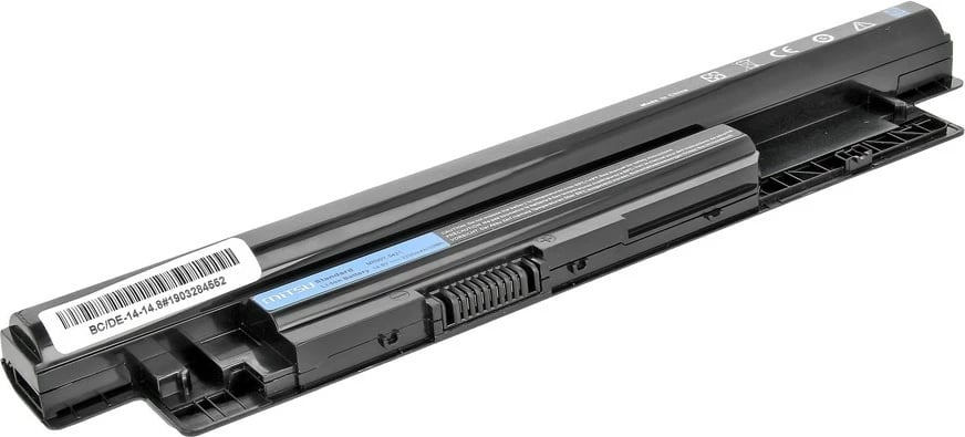 Bateri laptop Mitsu BC/DE-14-14.8 për Dell Inspiron 14, 15, 17, 2200mAh, 14.8V, e zezë