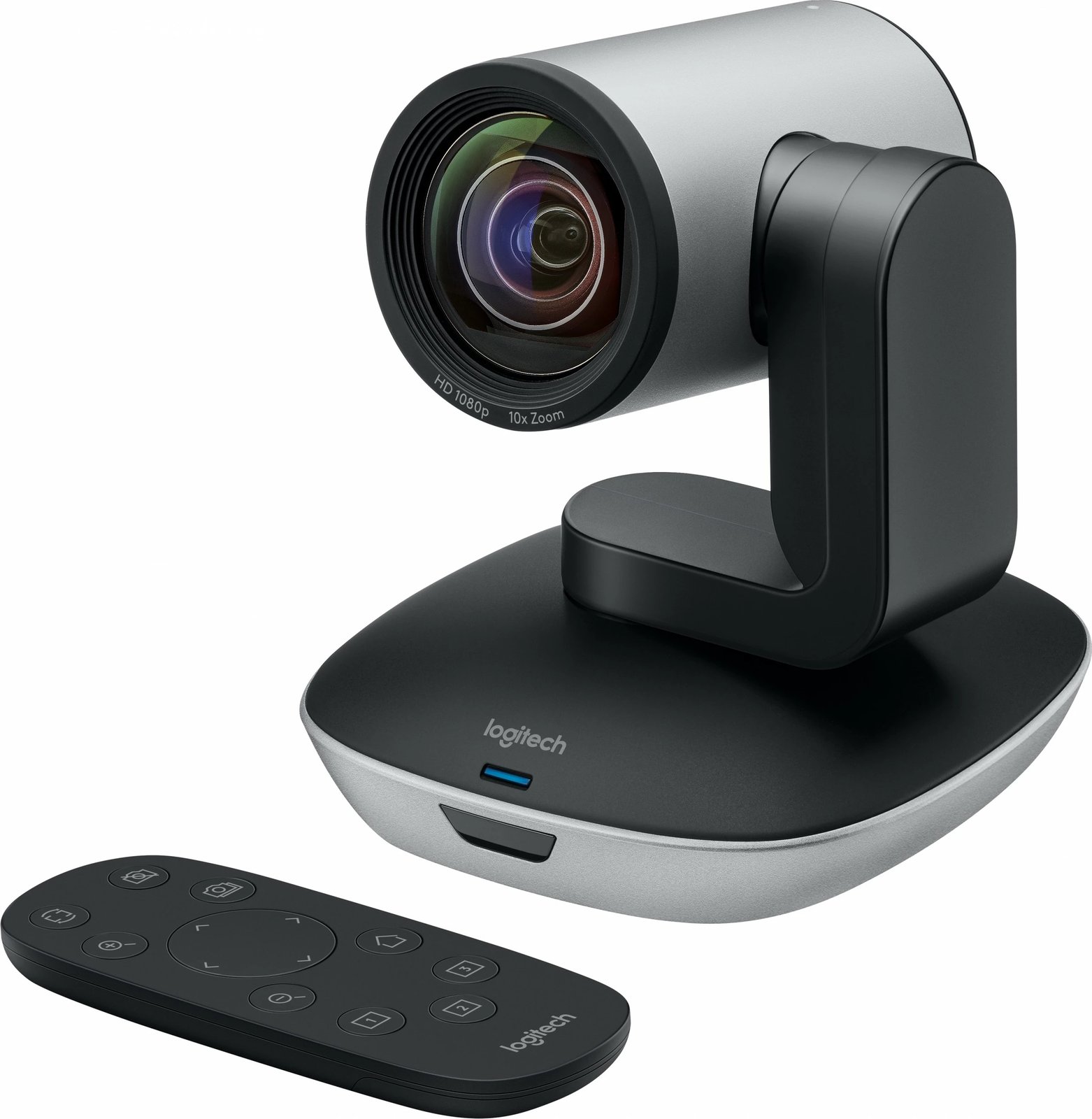 Kamerë Logitech PTZ Pro 2, Full HD, 30 fps, 90°, 10x, E zezë, Gri