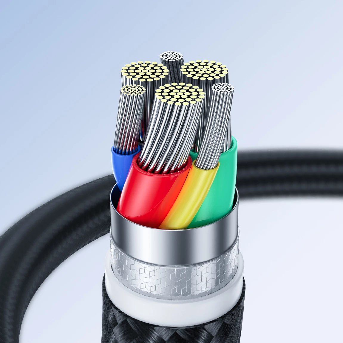 Kabllo Joyroom Surpass Series A11, USB-A në USB-C, 1.2m, 3A, e zezë