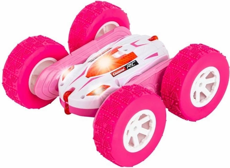 Veture me telekomandë Carrera Mini Turnator RC, 2.4 GHz, Rozë/Bardhë