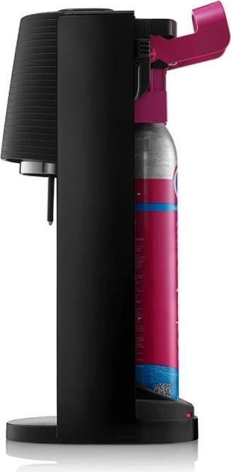 Aparat gazifikues uji, SodaStream Terra QC Valuepack 1012812310, me cilindër CO2 60L dhe 2 shishe, i zi, set