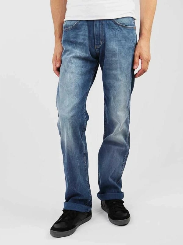 Pantallona xhins për meshkuj Wrangler, të kaltër