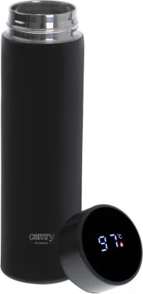 Termos, Camry CR 4507bk, ekran LED temperaturë, 473ml, çelik inox 304, i zi