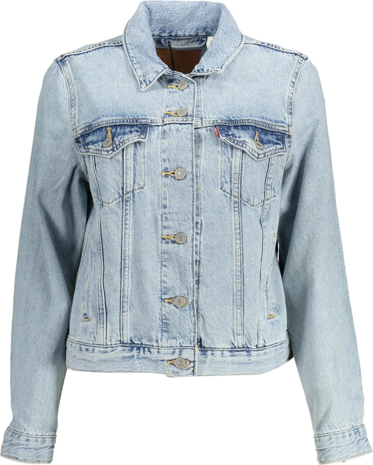 Jakne femra Levi's denim, e kaltërt e çelët
