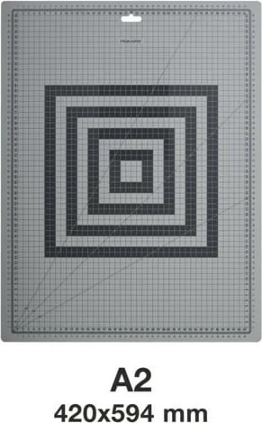 Tapet prerës Fiskars 8371, 450x450 mm, Gri