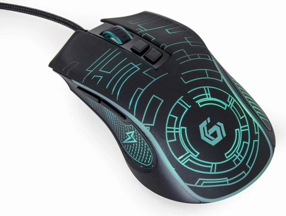 Maus për gaming Gembird MUSG-RGB-01, i zi