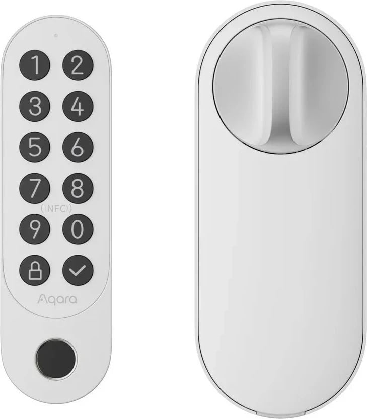 Kyç smart Aqara U200, plastikë, i bardhë
