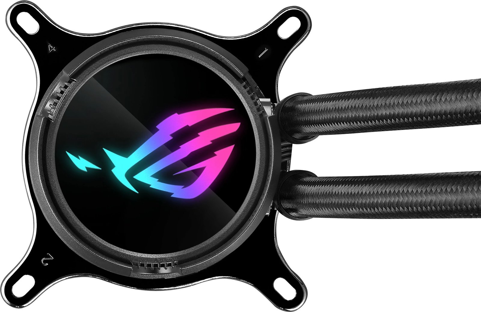 Komplet ftohës me lëng ASUS ROG Strix LC III 360 ARGB, 3 ventilatorë 12cm, ekran LCD, i zi